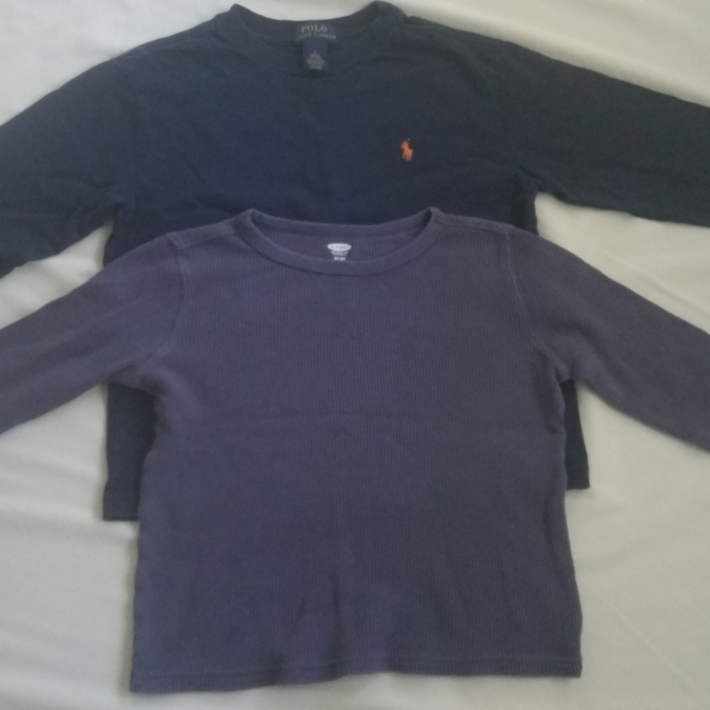 Boys long sleeve shirt bundle size 5